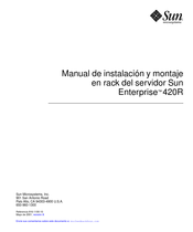 Sun Enterprise 420R Manual De Instalación Y Montaje