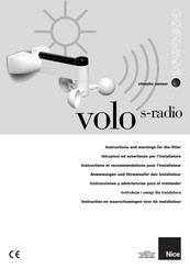 Nice volo s-radio Instrucciones Y Advertencias Para El Instalador