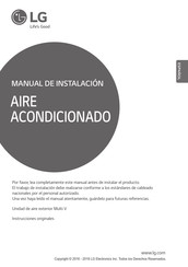 LG ARNU483BRZ4 Manual De Instalación