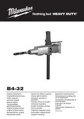 Milwaukee B4-32 Instrucciones Del Producto Original