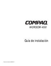 Compaq MICROCOM 4000 Guia De Instalacion