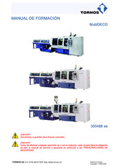 Tornos MULTIDECO  20/8b Manual De Instrucciones