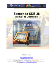 STONEX SDE-28 Manual De Operación