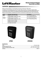 LiftMaster KPW5 Manual De Instrucciones