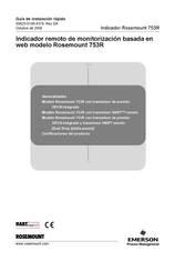 Emerson Rosemount 753R Guía De Instalación De Inicio Rápido