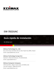 Edimax EW-7822UAC Guía Rápida De Instalación