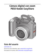 Kodak EasyShare P850 Guia Del Usuario