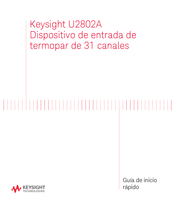 Keysight Technologies U2802A Guia De Inicio Rapido