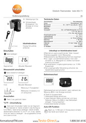 Testo 905-T1 Manual De Instrucciones