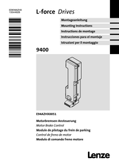 Lenze E94AZHX0051 Instrucciones Para El Montaje