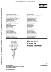 Atlas Copco Cobra mk1 Instrucciones Para El Operario