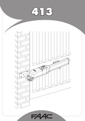 FAAC 413 Manual De Instrucciones