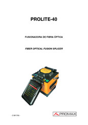 Promax PROLITE-40 Manual De Instrucciones