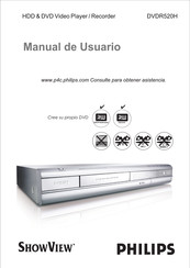 Philips DVDR520H Manual De Usario