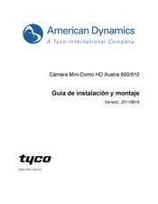 Tyco American Dynamics 610 Serie Guía De Instalación Y Montaje