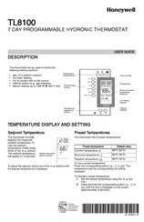 Honeywell TL8100 Guia Del Usuario