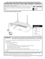 Mr. Heater MH40NG Instrucciones De Funcionamiento Y Manual Del Propietario