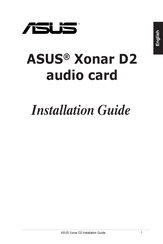 Asus Xonar D2 Manual De Instrucciones