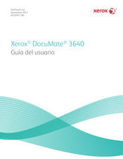 Xerox DocuMate 3640 Guia Del Usuario