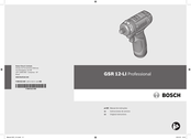 Bosch GSR 12-LI Professional Instrucciones De Servicio