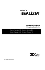 3Dlabs WILDCAT REALIZM 200 Manual De Instalación