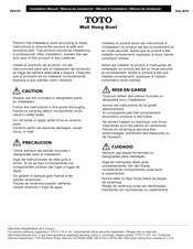 Toto CT447CFG Manual De Instalación