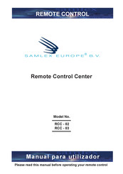 Samlex Europe RCC - 03 Manual Para Utilizador