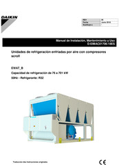 Daikin D-EIMAC01706-18ES Manual De Instalación, Mantenimiento Y Uso