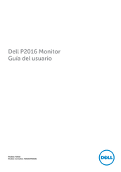 Dell P2016 Guia Del Usuario