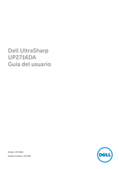 Dell UltraSharp UP2716DA Guia Del Usuario