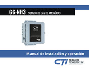 CTI GG-NH3 Manual De Instalación Y Operación