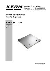 KERN KKP 3000V40M Manual De Instalación