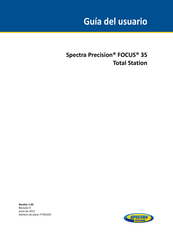 Spectra Precision FOCUS 35 Guia Del Usuario