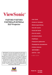 View Sonic PJD7583wi Guia Del Usuario