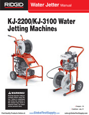 RIDGID KJ-3100 Manual De Instrucciones