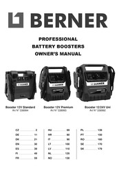 Berner 12/24V Uni Manual De Instrucciones