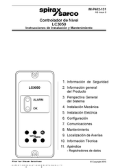 Spirax Sarco LC3050 Instrucciones De Instalación Y Mantenimiento