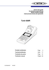 wtw Turb 430IR Instrucciones Breves De Operación