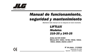 JLG LIFTLUX  245-25 Manual De Funcionamiento, Seguridad Y Mantenimiento