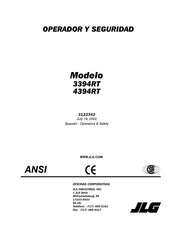 JLG 3394RT Operador Y Seguridad
