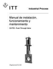 ITT 33 PTD Manual De Instalación, Funcionamiento Y Mantenimiento