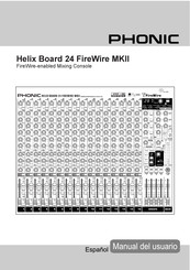 Phonic Helix Board 24 Universal Manual Del Usuario