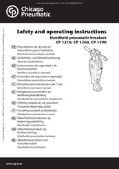 Chicago Pneumatic CP 1290 Instrucciones De Seguridad Y De Funcionamiento