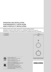 Stiebel Eltron SB 300 E Manual De Funcionamiento E Instalacion