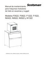 Scotsman N0622 Manual De Mantenimiento Para Modelos Enfriados Por Aire, Enfriados Por Agua O Remotos