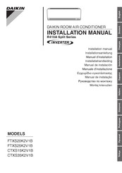 Daikin R410A CTXS35K2V1B Manual De Instalación