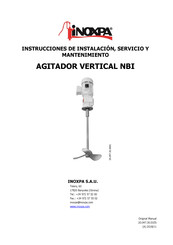 iNOXPA NBI 1.10-20005-300 Instrucciones De Instalación, Servicio Y Mantenimiento