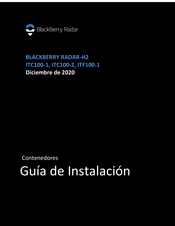 Blackberry RADAR-H2 ITF100-1 Guia De Instalacion