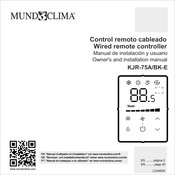 mundoclima KJR-75A/BK-E Manual De Instalación Y Usuario