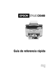 Epson Stylus CX5400 Guía De Referencia Rápida
